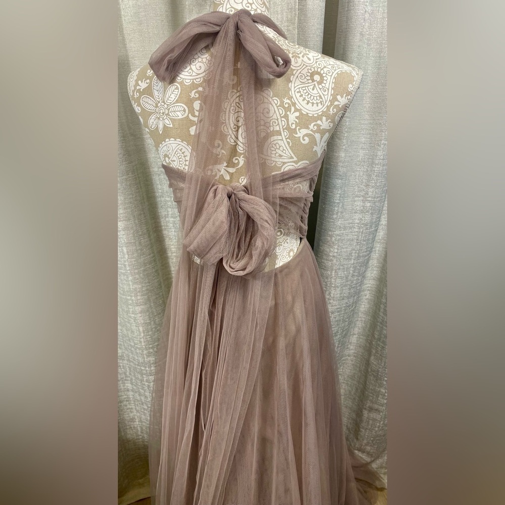 Jenny Yoo Mauve Tulle Gown Sz 6 – Bridesmaid / Formal - Picture 9 of 15